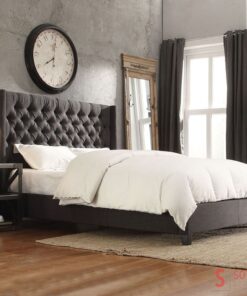 Queen Gray Bed